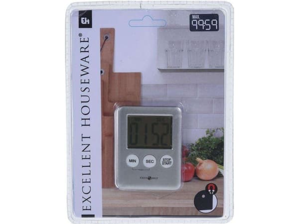 Timer Excellent Houseware digital vit (KO296789/ALL)