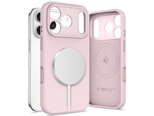 Deklas TECH-PROTECT UNIQ MAGSAFE IPHONE 17 PRO Rožinis