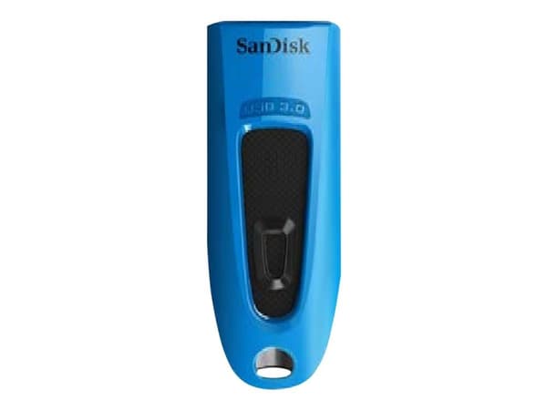 SanDisk Ultra - USB flash-enhet - 64 GB - USB 3.0 - blå