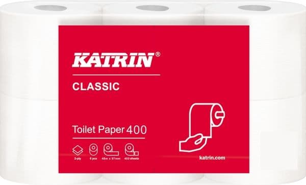 Toalettpapper Katrin® 104834, förpackning 42 st