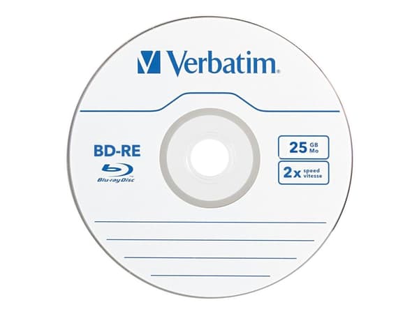 Verbatim - 10 x BD-RE - 25 GB 2x - spindel