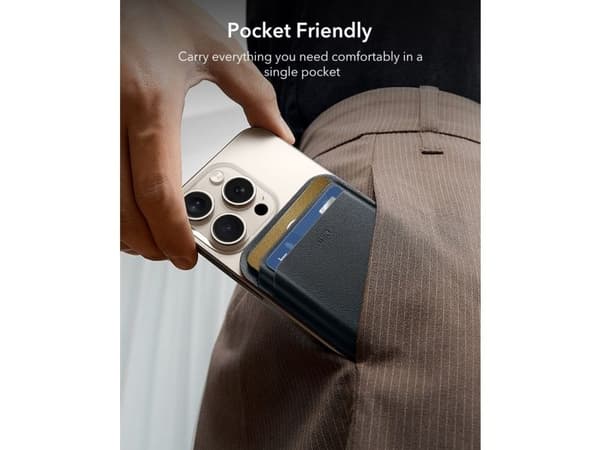 ESR HaloLock magnetic wallet (black)