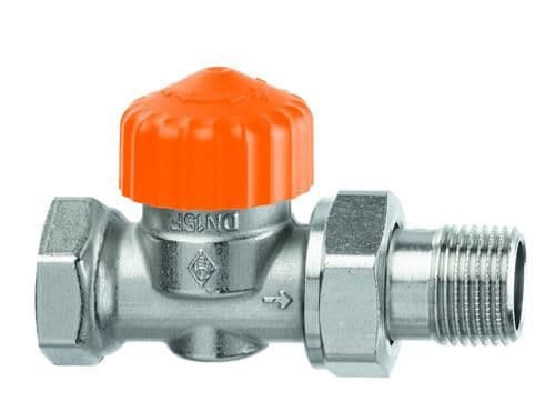 TA Eclipse F DN20 med forskruning. Dynamisk radiatorventil.