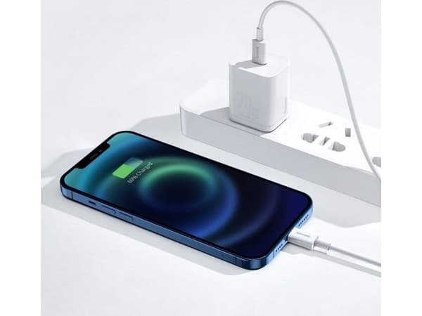 Baseus Superior, 1,5 m, Lightning, USB C, Hanstik, Hanstik, Hvid