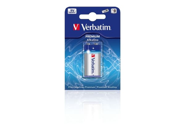 Verbatim - Batteri 9V - alkaliskt