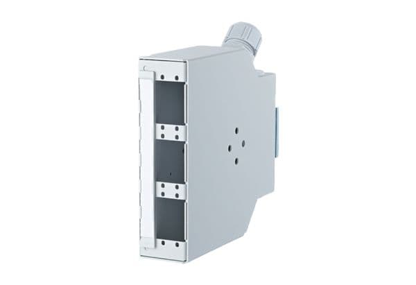 BTR OpDAT REG plus - Spleiseboks for fiberoptikk - grå - 3 porter