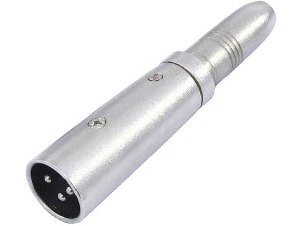 Omnitronic 30226500, 3-pin XLR, 6.3 mm, Sølv
