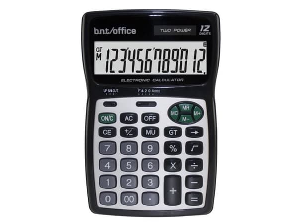 Bordregner bnt/Office 80 12 cifre