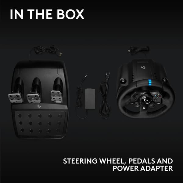 Logitech G923 - Hjul- og pedalsett - kablet - for PC, Microsoft Xbox One