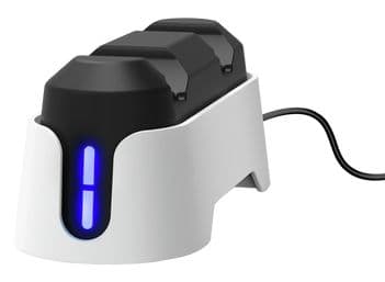 Trust GXT 228 - Laddningsställ - 2 utdatakontakter (USB-C) - vit