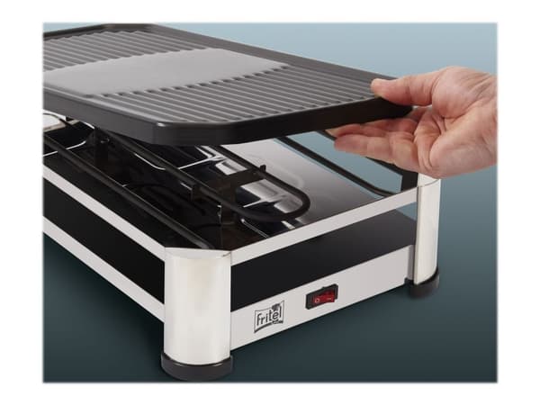FRITEL RG 2170 - Raclette/grilli - 1,5 kW - rustfrit stålkrom/sortti