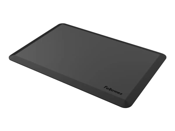 Fellowes Wellness - Gulvmatte - rektangulær - 91.4 x 61 cm - svart