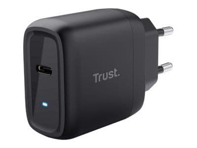 Trust Maxo - Strømadapter - 45 watt - 3 A - PD 3.0 (USB-C) - svart