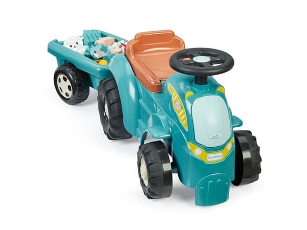 ECOIFFIER retningsstyrt traktor med tilhenger