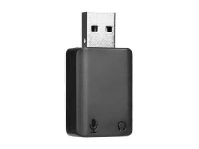 BOYA BY-EA2, USB 2.0 Type-A, 3.5mm(microphone) + 3.5mm(headphone), Musta