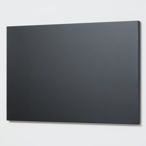 Magnetisk kridttavle i stål 40 x 60 cm. Sort