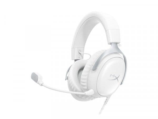 HyperX Cloud III – hodetelefoner for spilling (hvite), Hvit