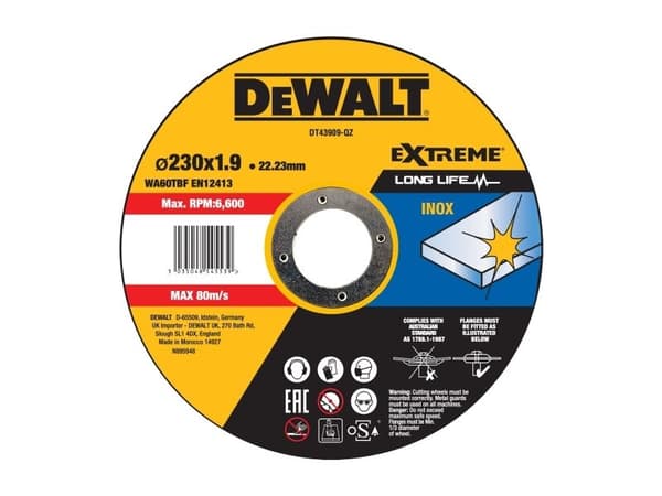 DEWALT METALLMÅL 230x1.9mm