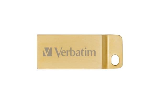 Verbatim Metal Executive - USB-flashstasjon - 64 GB - USB 3.0 - gull