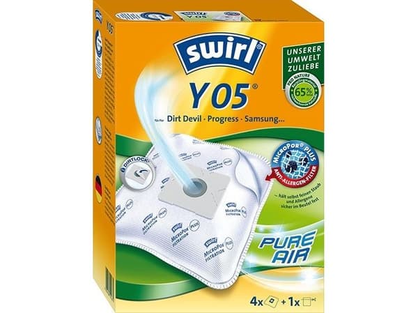 Swirl Y05 Dammsugarpåsar - 4-pack