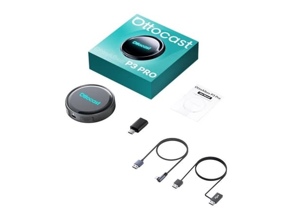 Ottocast OTTOAIBOX P3 Pro trådløs bilradioadapter Android