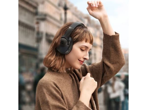 Acefast H4 active noise canceling wireless headset black