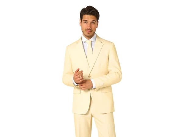 Pastelgult jakkesæt OppoSuits