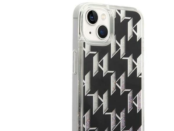 Karl Lagerfeld KLHCP14MLMNMMK iPhone 14 Plus 6,7" hardcase sort/sort Liquid Glitter Monogram