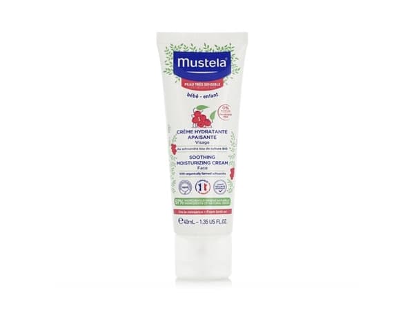 Mustela Bébé återfuktande ansiktskräm för lugnande effekt 40 ml