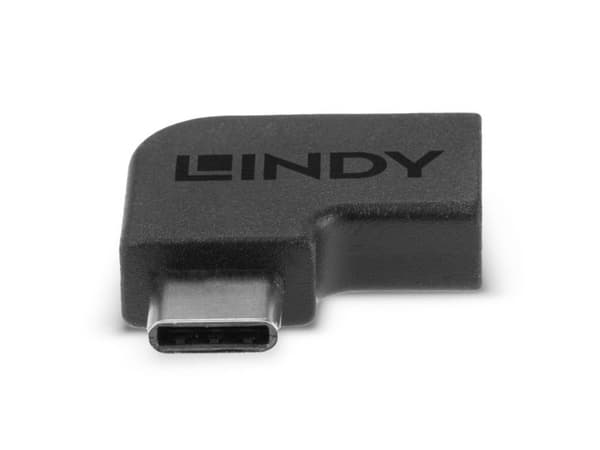 Lindy 41894, USB 3.2 Type C, USB 3.2 Type C, Svart