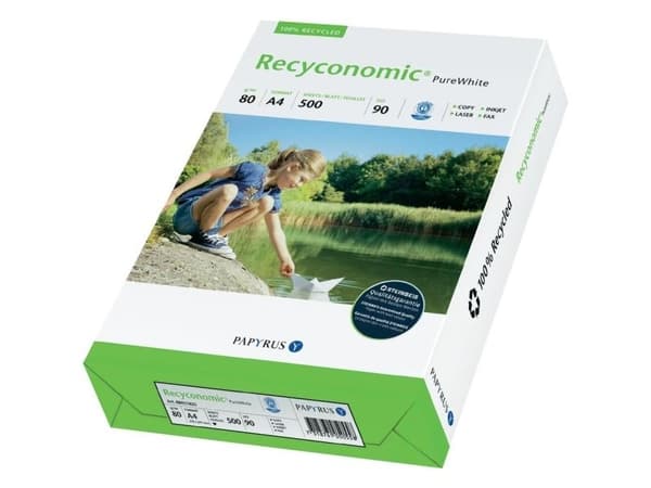 Papyrus kopiatorpapper Recyconomic A4 80 g 500 ark