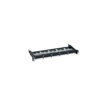 LexCom VDIG141501 - Patch-panel - mörkgrå, RAL 7016 - 1U - 19" - 50 portar