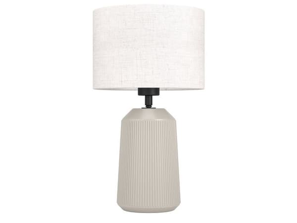 EGLO CAPALBIO bordlampe i sand/hvit