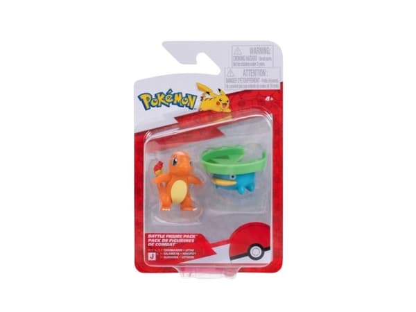 Pokémon battle-figur Lotad/Charmander