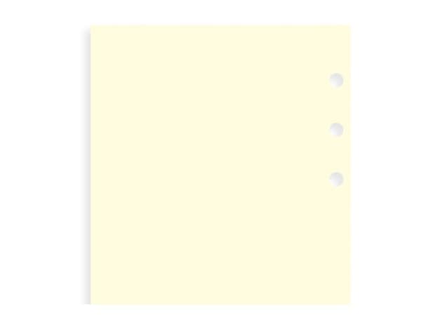 Personal Noteark Blank Créme