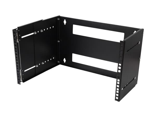 DELTACO 19-DTSR0206 - Rackfästen - väggmontering - svart - 6U - 19"