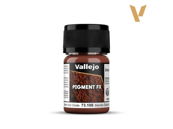 Vallejo 73.108, Ruskea, 35 ml, 1 kpl, Brown Iron Oxide