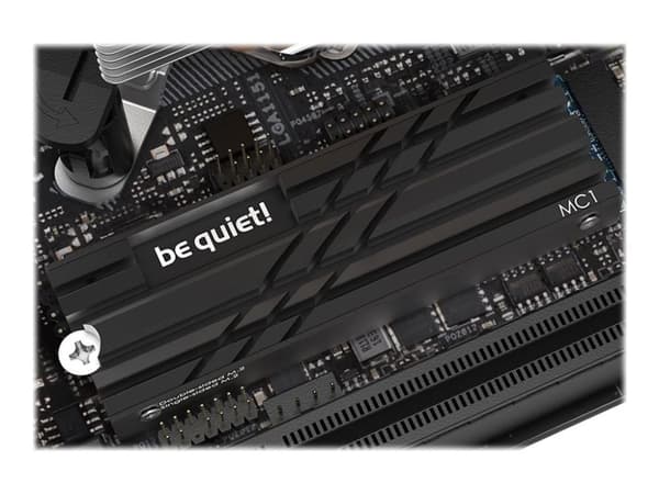be quiet! MC1 - Fasttilstands-drevvarmelegeme - svart