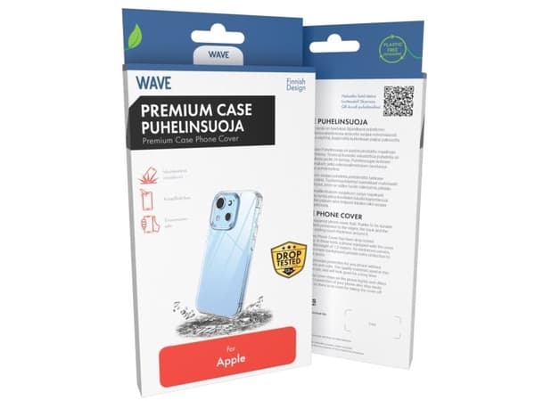 Wave -PPC-AP-IP15-TP, Mobilskal, Apple, iPhone 15, 15,5 cm (6.1"), Transparent