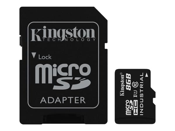 Kingston - Flashminnekort (microSDHC til SD-adapter inkludert) - 8 GB - UHS Class 1 / Class10 - microSDHC UHS-I