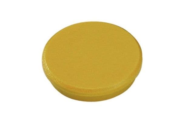 Dahle magnet rund 32 mm gul (förpackning 10 st)
