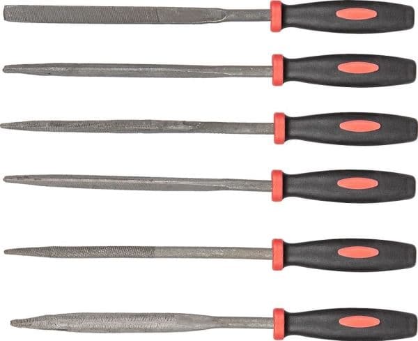 Top Tools filar (för metall) set 6 st