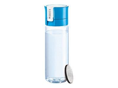 Brita Fill&Go, Veden suodatuspullo, 0,6 L, Sininen, Läpinäkyvä