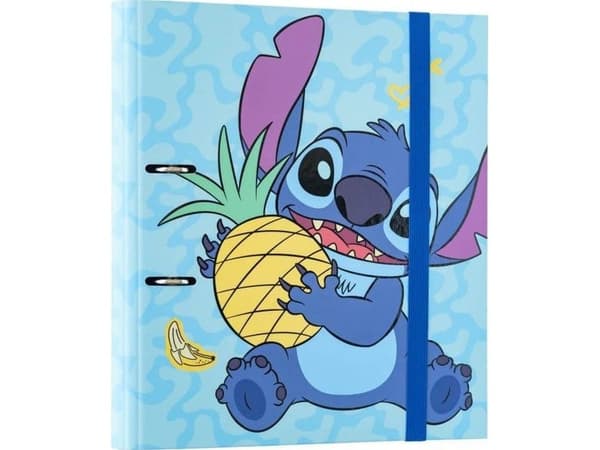 Ringperm/mapper Verhaak Disney Stitch Tropical - A4 (2 ringer, strikk)