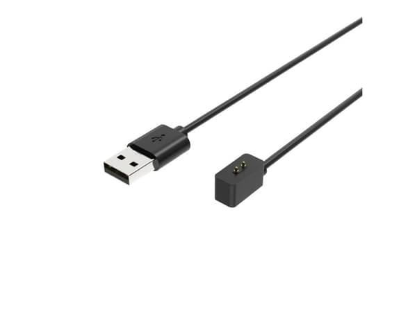 FIXED - Opladningskabel til smartklokke - USB han - 1 m - sort