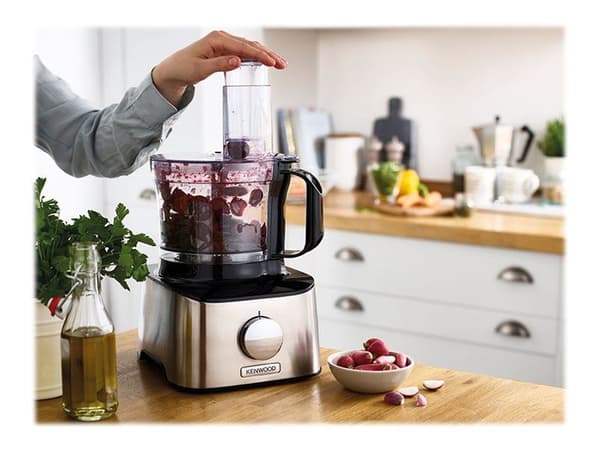 Kenwood Multipro Compact FDM301SS -Foodprocessor 800 W - satin rustfrit stål