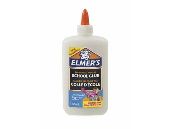 Skolelim Elmer's hvid 225ml - vaskbart til slim