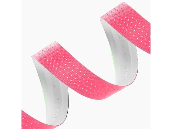 RockBros styreinnpakning i silikon, perforert - rosa