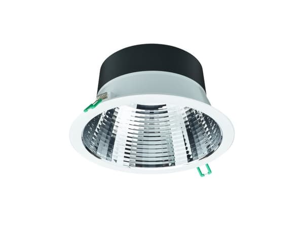 PHILIPS CoreLine downlight DN142B 2000lm/840 Ø200 20W hvit med alureflektor DALI