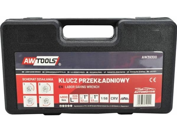 Slagnøkkel AWTools adapternyckel 7500 Nm